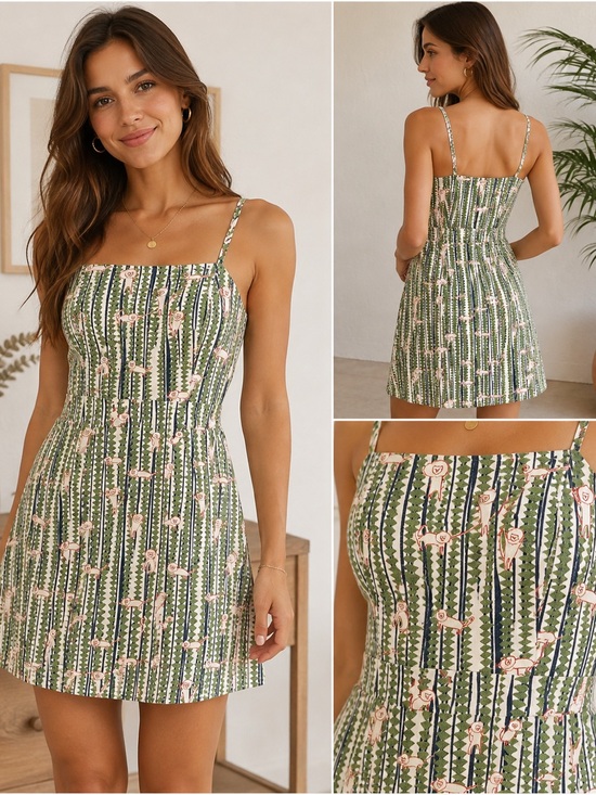 Urban Revivo Dresses & Skirts - Playful Lion Print Mini Dress
